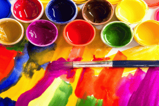 标准光源箱检测手绘颜料颜色的一致性